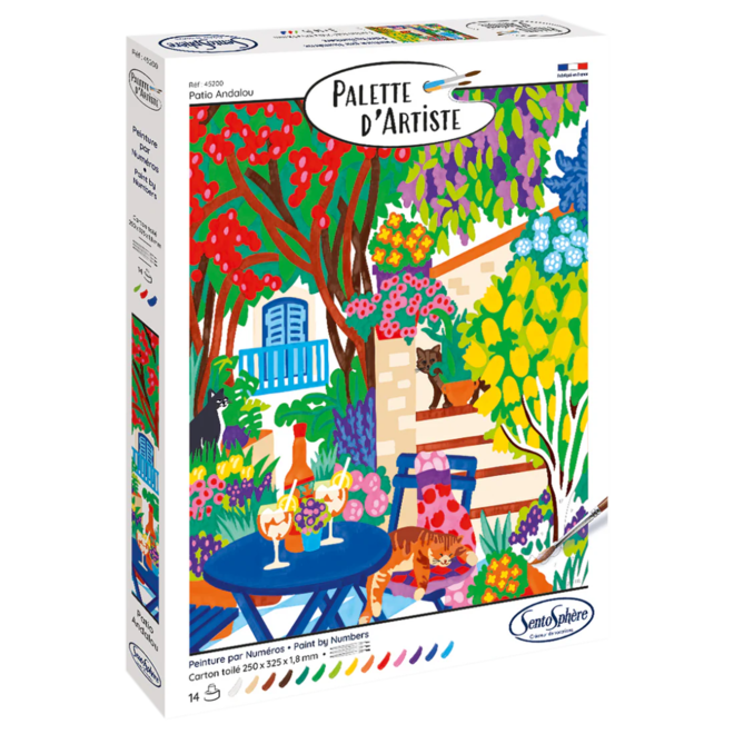 Palette D'Artiste Paint by Numbers - Andalusian Patio