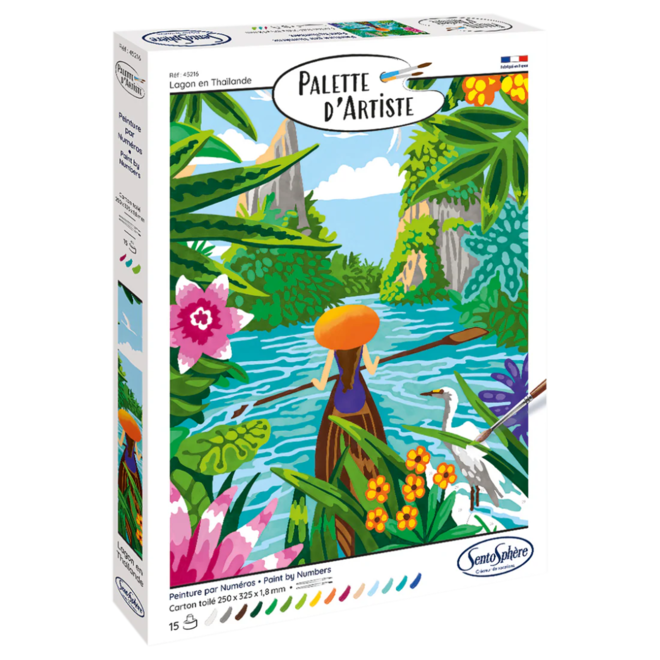 Palette D'Artiste Paint by Numbers - Lagoon in Thailand