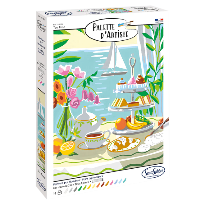 Palette D'Artiste Paint by Numbers - Tea Time