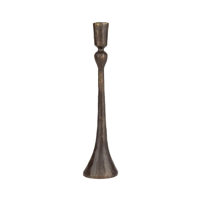 Cast Iron Taper Candle Holder - 11"