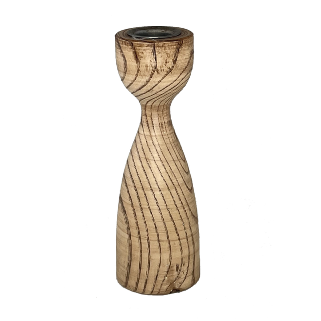 Wooden Taper Candle Holder - 2x6"
