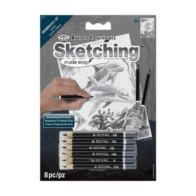 Sketching Made Easy Mini: Dolphins
