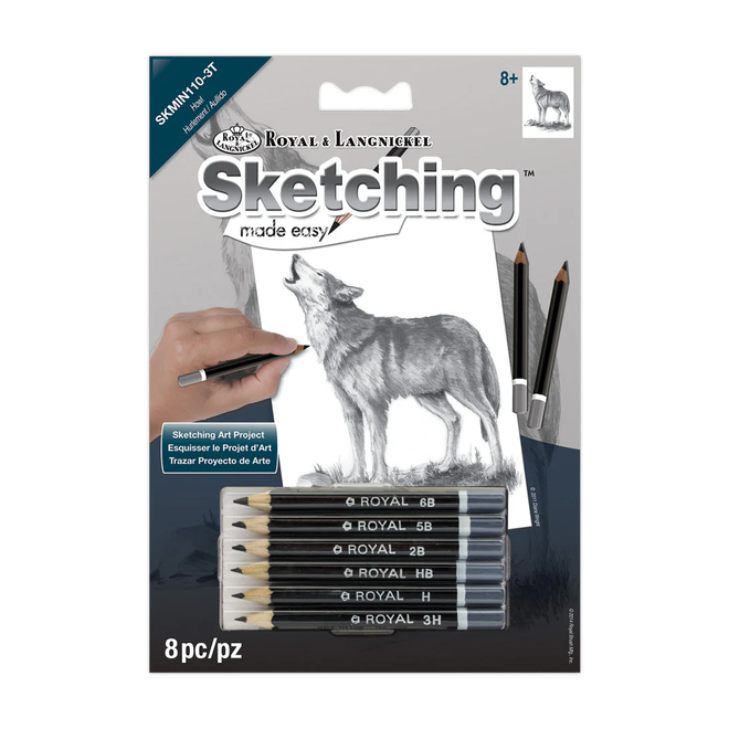 Sketching Made Easy Mini: Wolf Howl