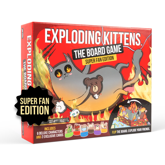 Exploding Kittens: The Board Game - Super Fan Edition