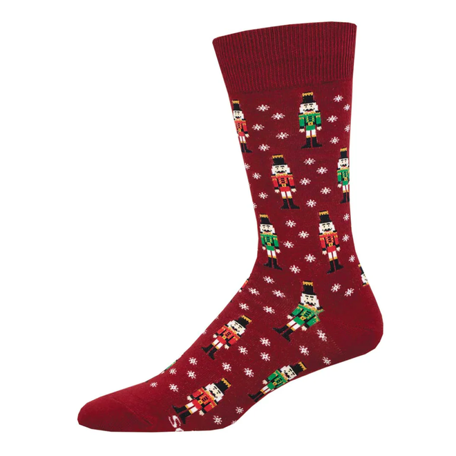 Socksmith Crew Socks - Nutcracker, Red - Size 10-13