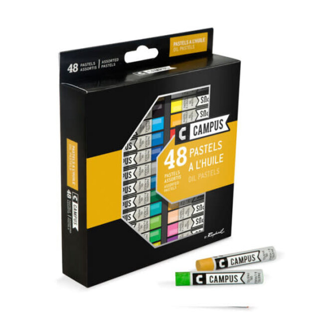 Campus by Raphael Oil Pastels - 48 Assorted Colours