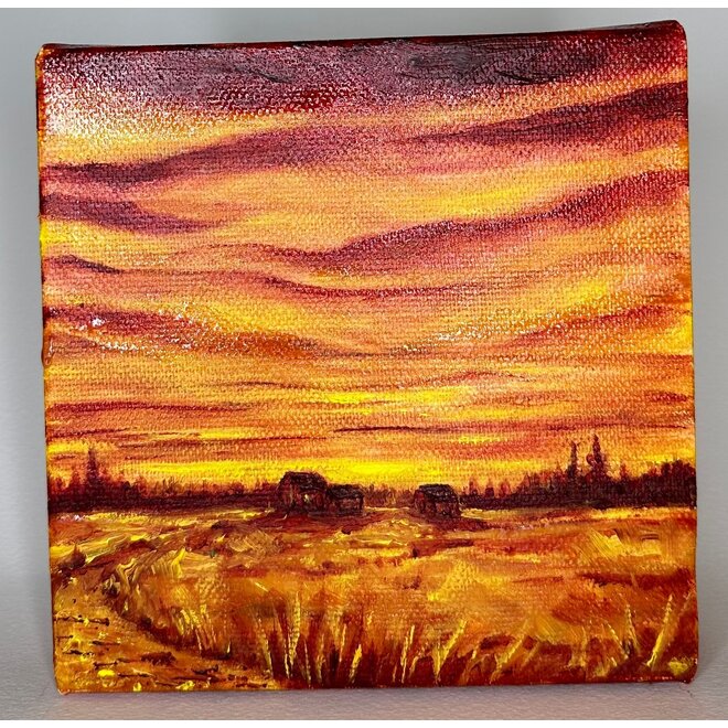 Field of Maroon & Yellow