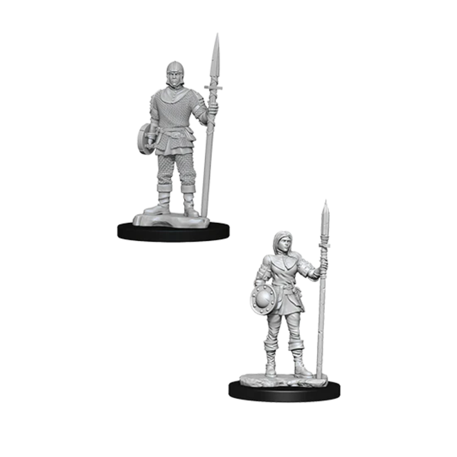 Wizkids Deep Cuts Unpainted Miniatures: Wave 10: Guards