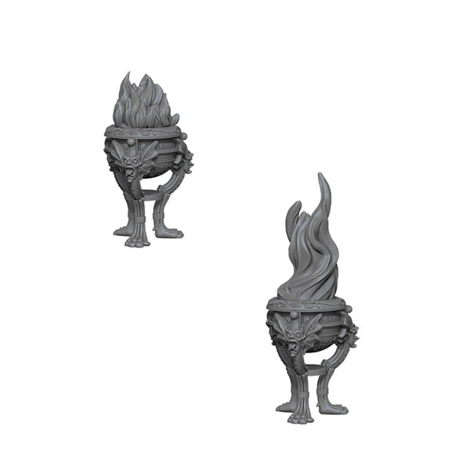 WizKids: Deep Cuts Unpainted Miniatures - Wave 4 - Braziers