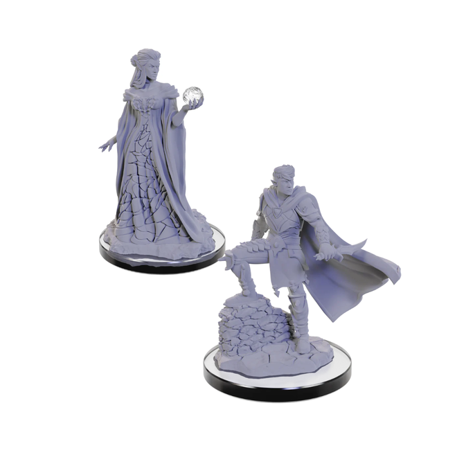 WizKids Unpainted Miniatures - Wave 5 - Critical Role: Xhorhasian Mage & Xhorhasian Prowler