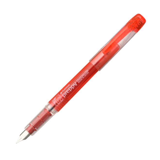 Platinum Preppy Fountain Pen Red EF 02