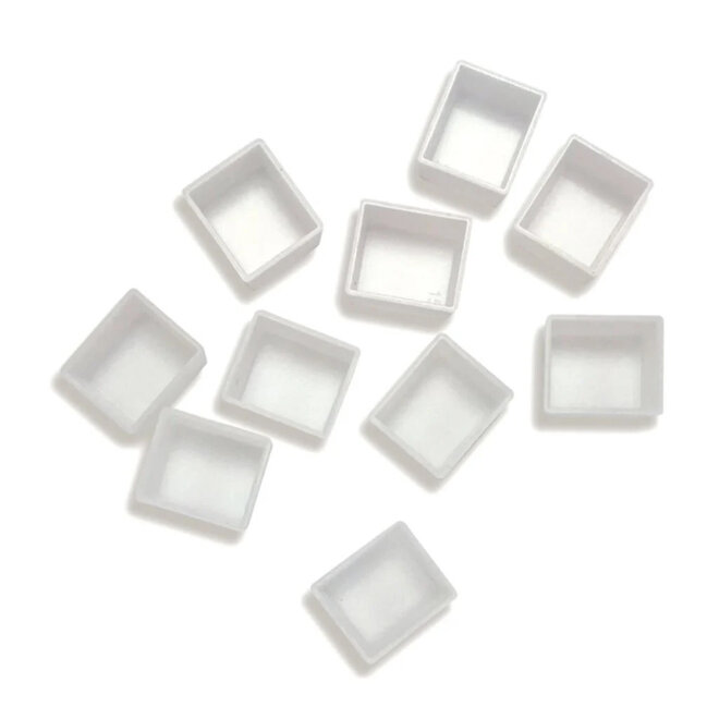Empty Watercolour Half-Pans - Bag of 10