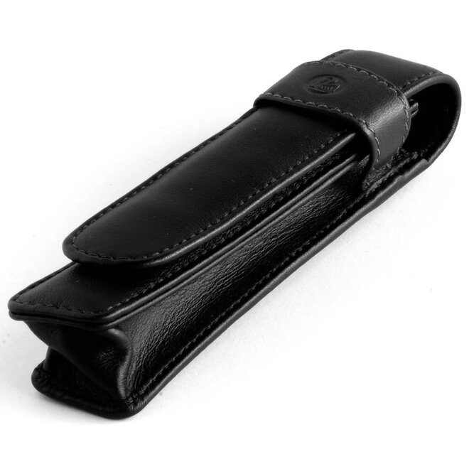 Pelikan Leather Black Pouch for 2 Pens