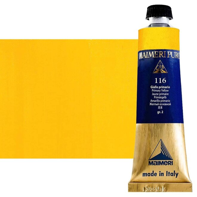 Maimeri Puro Extra Fine Oil Paint 40Ml Primary Yellow