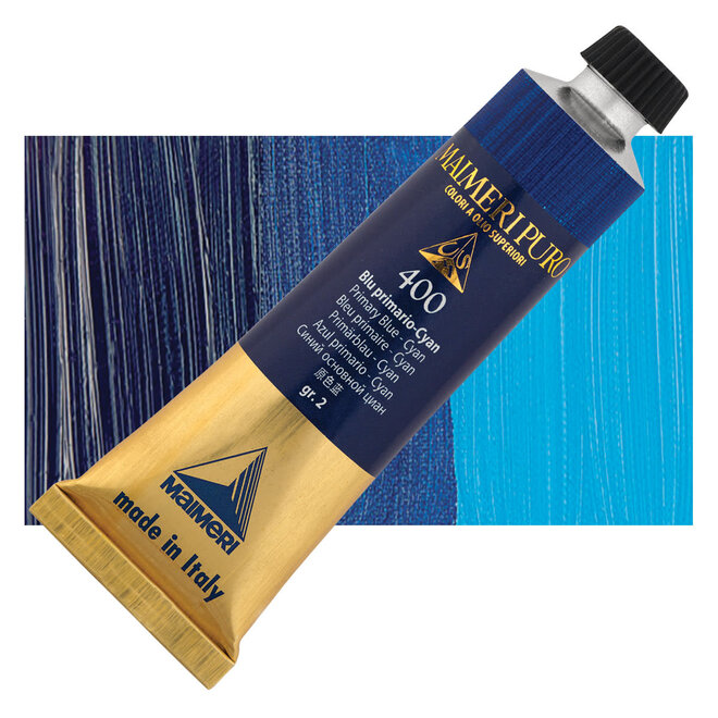 Maimeri Puro Extra Fine Oil Paint 40Ml Primary Blue - Cyan