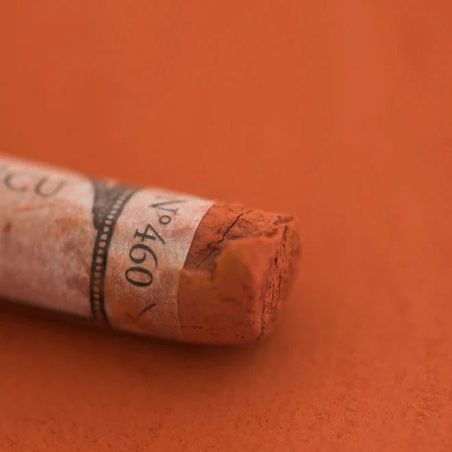 Sennelier Extra Fine Soft Pastel 460 Burnt Sienna 4