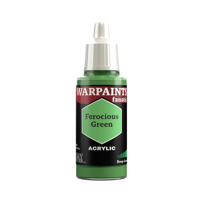 The Army Painter: Warpaints Fanatic: 18Ml Ferocious Green
