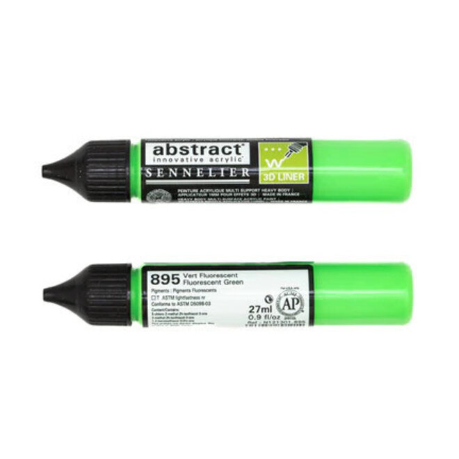 Sennelier Acrylic Abstract Liner 27Ml  Bright Yellow Green