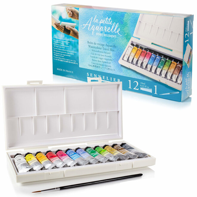 Sennelier La Petite Aquarelle Watercolour 12 10Ml Tube Set
