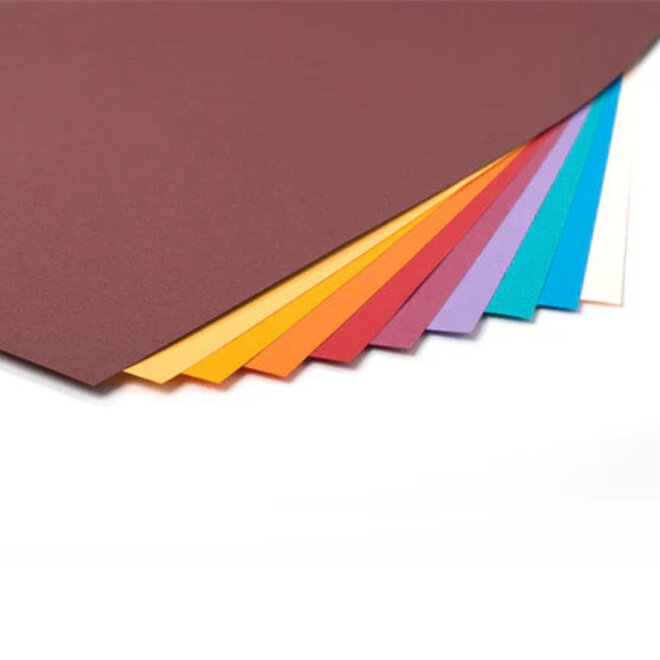 Canson Mi-Teintes 50% Cotton Pastel Paper - Tobacco Brown - 19.5x25" - 10 Sheets