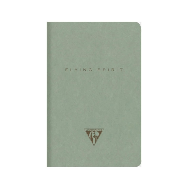 Flying Spirit Lined Notebook - 9x14cm, 96pg - Green