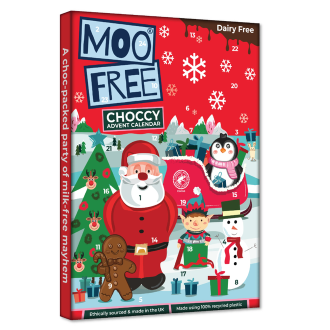 Moo Free Choccy Advent Calendar - Vegan & Gluten Free 70g