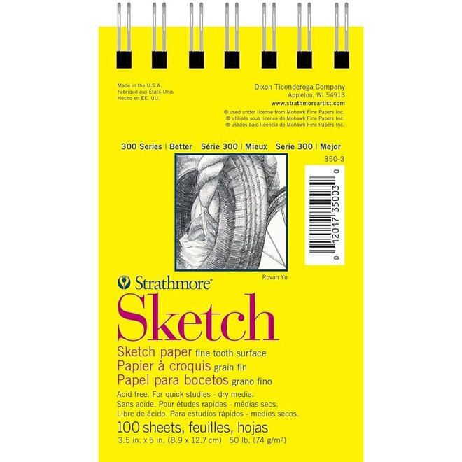 Strathmore 3.5X5 Sketch Pad 100/Sht