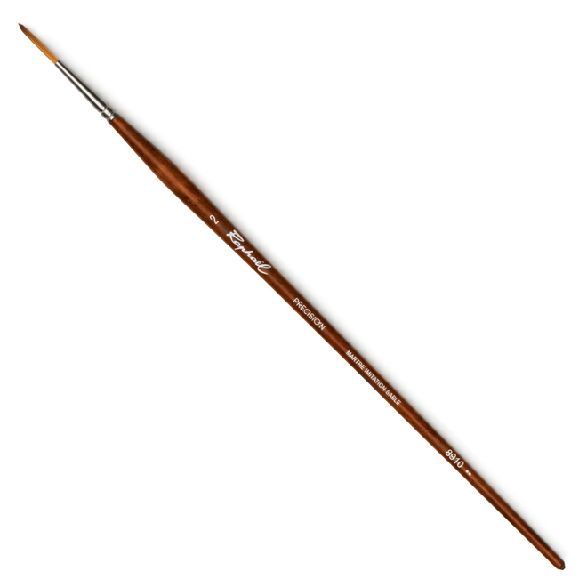 Raphael Precision Synthetic Sable Brush - Long Handle - Liner 2