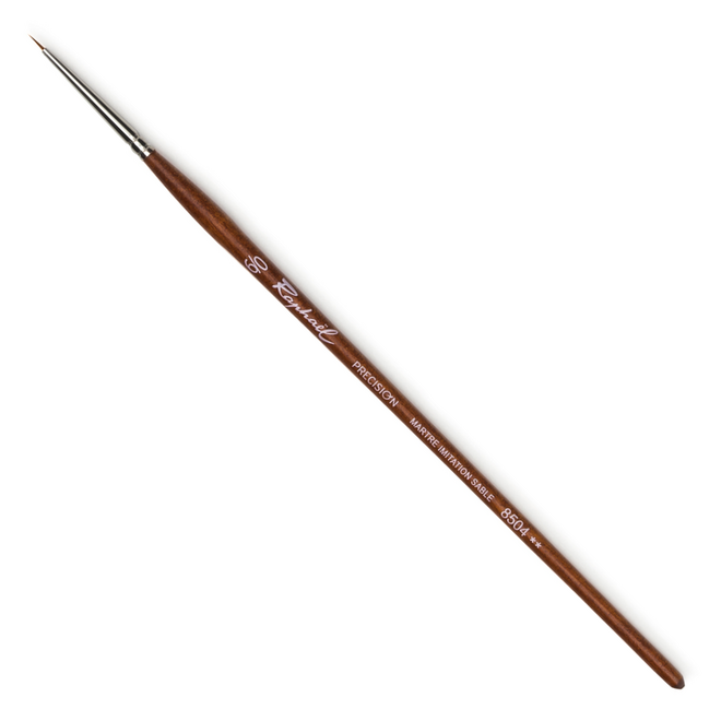 Raphael Precision Synthetic Sable Brush - Short Handle - Round 6/0