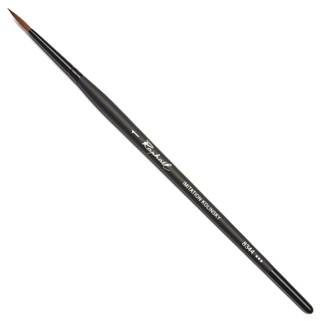 Raphael Stradivarius: Synthetic Kolinsky Watercolour Brush - Round 1