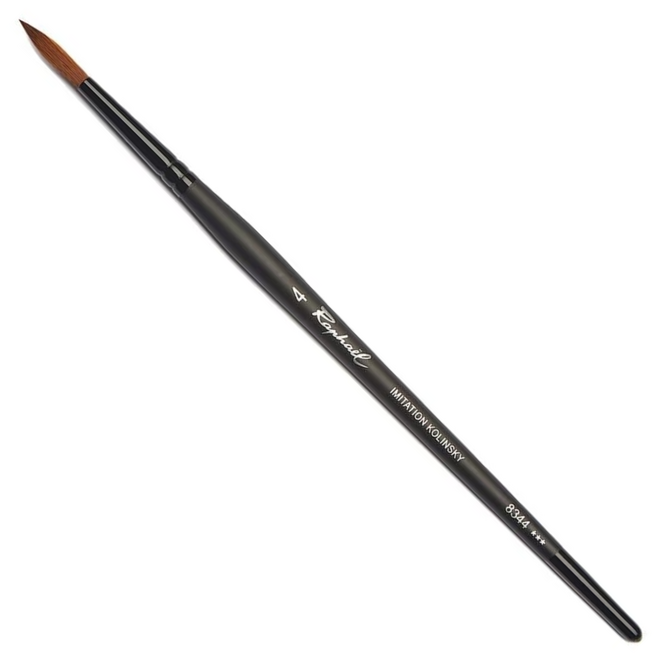Raphael Stradivarius: Synthetic Kolinsky Watercolour Brush - Round 4