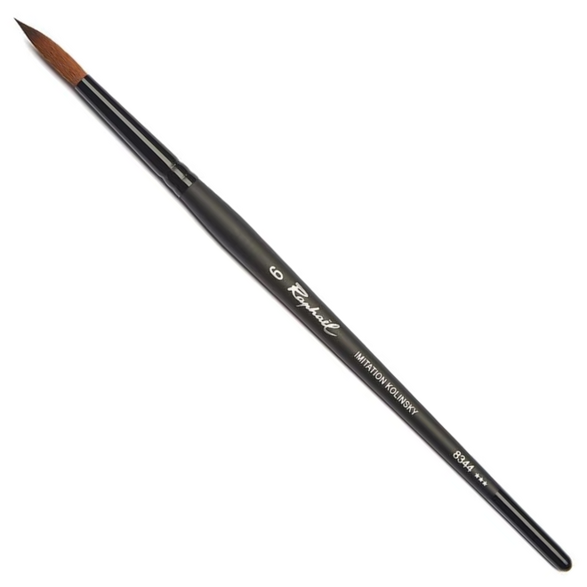 Raphael Stradivarius: Synthetic Kolinsky Watercolour Brush - Round 6