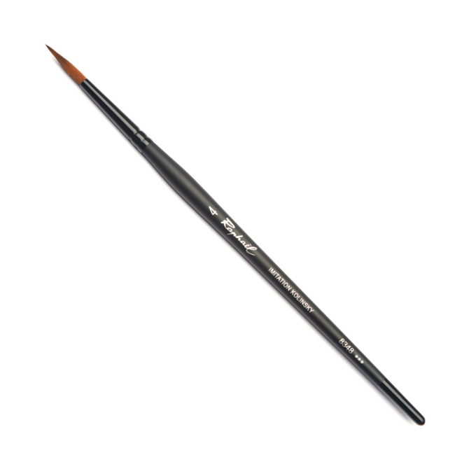 Raphael Stradivarius: Synthetic Kolinsky Watercolour Brush - Sharp Round 4