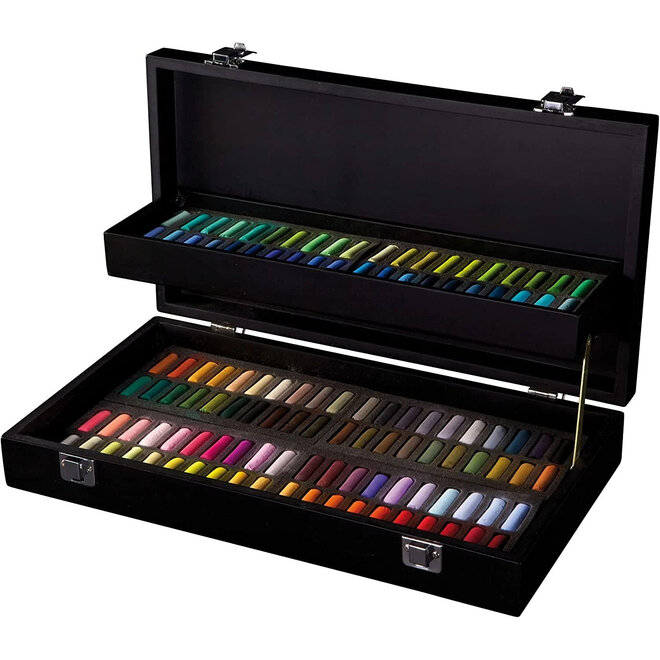 Sennelier 120 Half Stick Soft Pastels Set In A Wooden Box