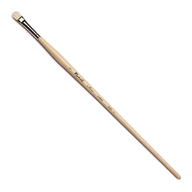Raphael d’Artigny: Natural Fine White Hog Oil Brush - D-Brush 0