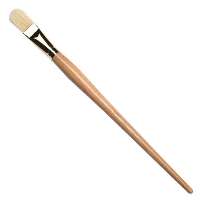 Raphael d’Artigny: Natural Fine White Hog Oil Brush - D-Brush 20