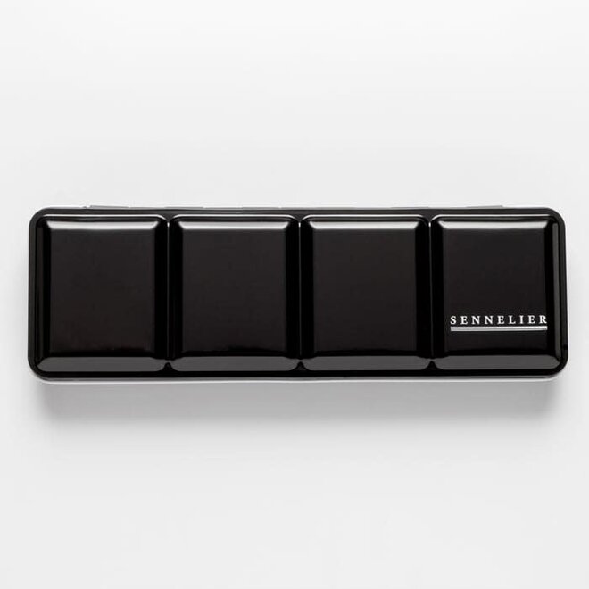 Sennelier Empty Watercolour Metal Watercolour Tin - Fits 24 Half-Pans or 14 Full Pans