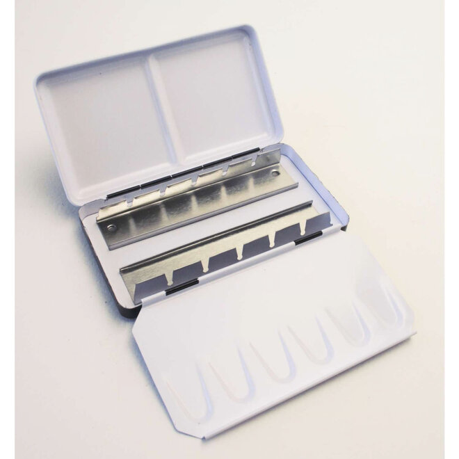 Sennelier Empty Watercolour Metal Watercolour Tin - Fits 24 Half-Pans or 14 Full Pans