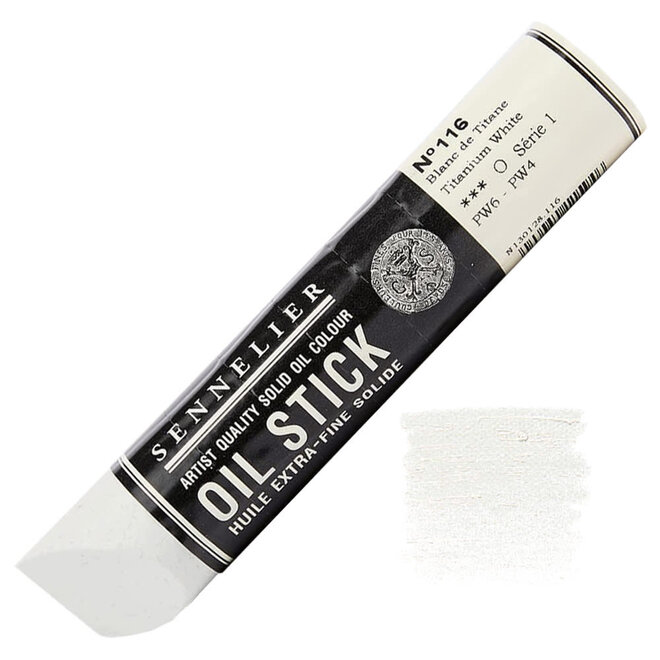 Sennelier Extra-Fine Large Oil Stick 96ml - S1 - 116 - Titanium White