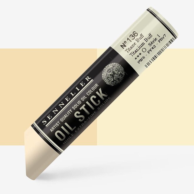 Sennelier Extra-Fine Large Oil Stick 96ml - S1 - 136: Titanium Buff