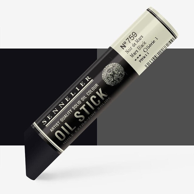 Sennelier Extra-Fine Large Oil Stick 96ml - S1 - 759 - Mars Black
