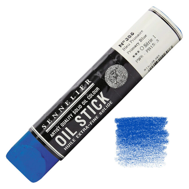 Sennelier Extra-Fine Large Oil Stick 96ml - S1 - 385: Primary Blue