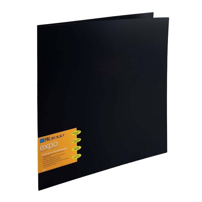 Itoya Art Profolio Presentation Display Book - 14" x 17" - 12 Sleeves - Archival Safe - Acid-Free Paper