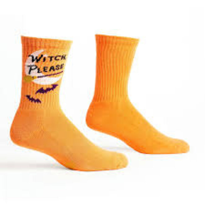 Sock It To Me - Athletic Ribbed Crew - Witch Please