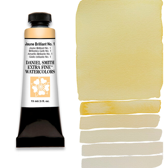 Daniel Smith 15ml Extra Fine Watercolor - NEW Jaune Brilliant No. 1