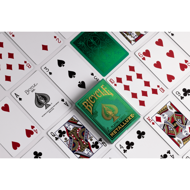 Bicycle Playing Cards - Metalluxe: Holiday Green