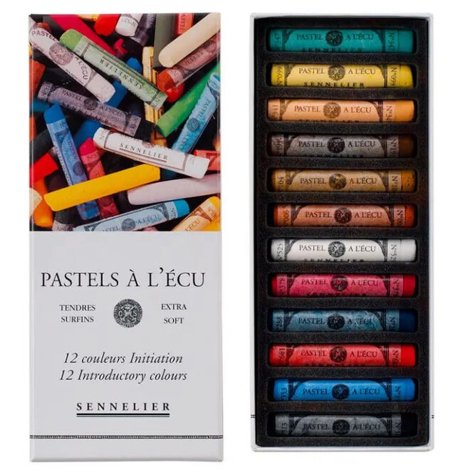 Sennelier Extra Soft Pastels - 12 Colour Introductory Set
