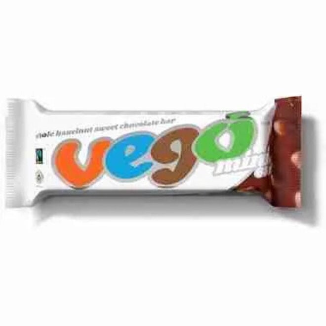 Vego Whole Hazelnut Sweet Chocolate MINI Bar - 65g - VEGAN/GF