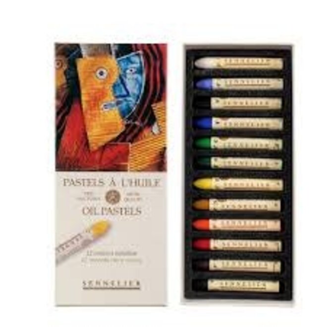 Sennelier Artist Oil Pastel 12 Colour Introductory Set