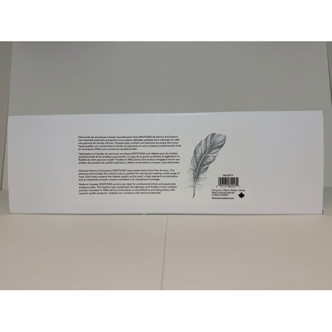 Emotions Professional Acrylic Set - 5 Primary Colours - 75ml